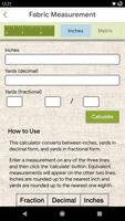 Quilting Calculators capture d'écran 2