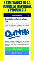 Quiniela Nacional & Provincia Poster