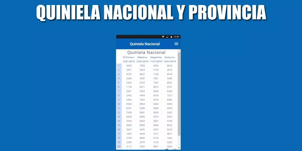 Quiniela Online - Resultados oficiales - Agencia99 APK للاندرويد تنزيل