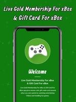 Live Gold Membership For xBox & Gift Card For xBox 포스터