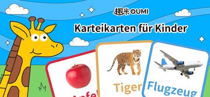 Qumi FlashCards-Lernspiele Plakat