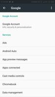 Google App Settings capture d'écran 2