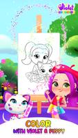 Violet Coloring Book Cartaz