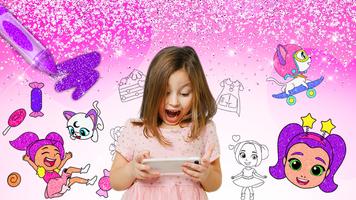 Violet Coloring Book imagem de tela 2