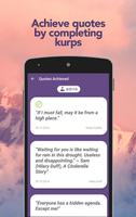 Kurps - Complete Goals & Get Motivational Quotes capture d'écran 3