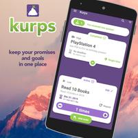 Kurps - Track Goals & Get Motivational Quotes পোস্টার