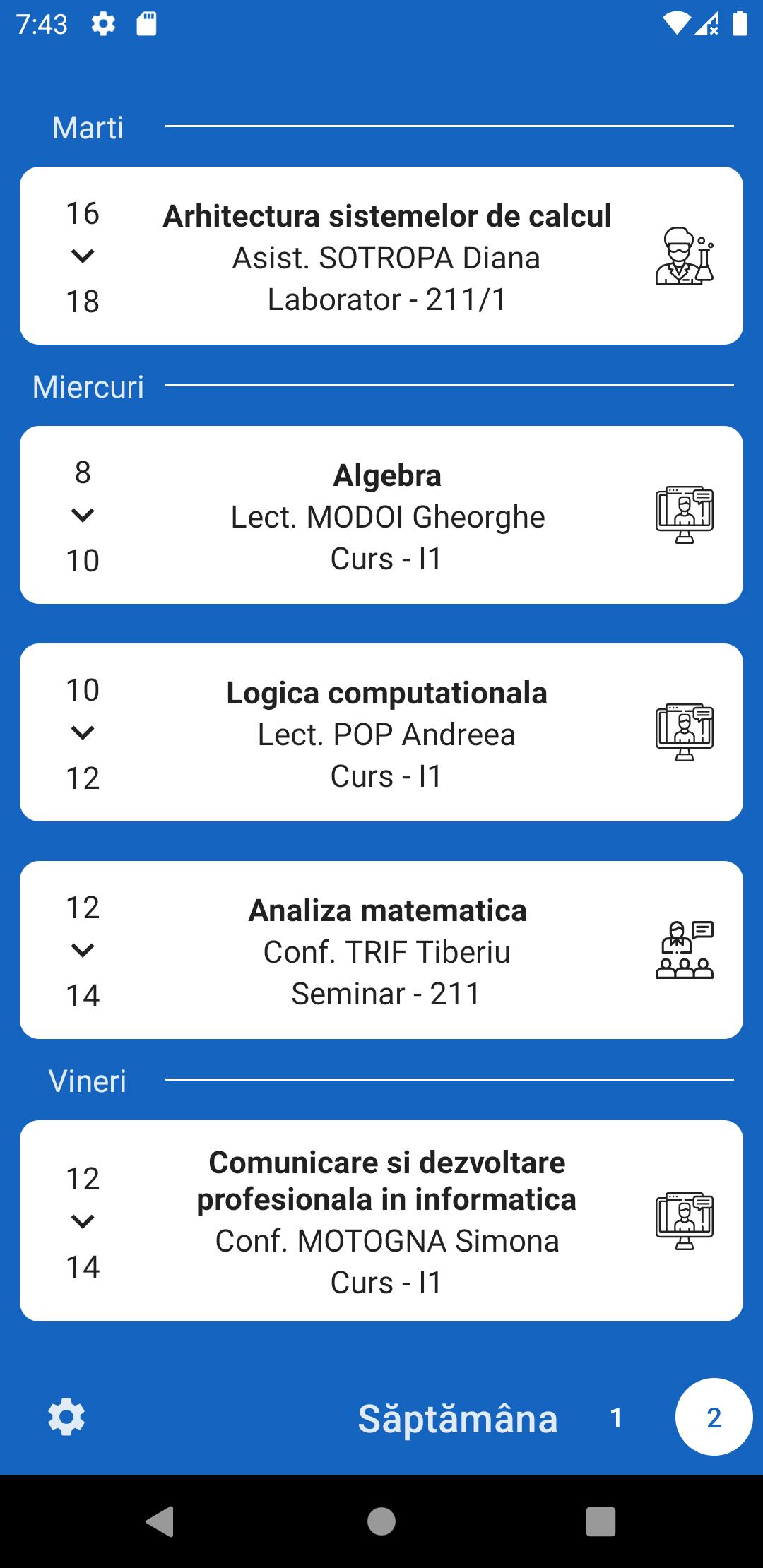Orar MateInfo UBB APK for Android Download