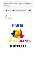 Radio Etno Mania Romania capture d'écran 1