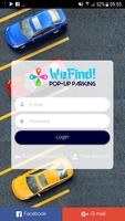 WeFind! : pop-up parking ( share parking ) poster