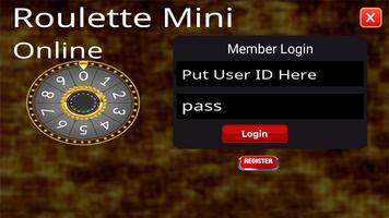 Roulette Mini Online capture d'écran 2