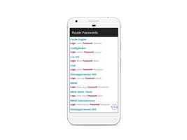 System & Router Passwords capture d'écran 3