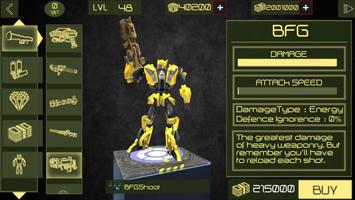 Golden Robot Car Transforme Futuristic Supercar capture d'écran 2