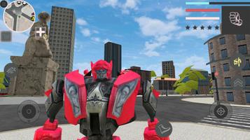 Super Robot Car Transforme Futuristic Supercar الملصق