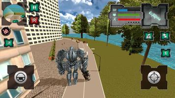 Flying Dragon Robot Simulator :Transformation War imagem de tela 3
