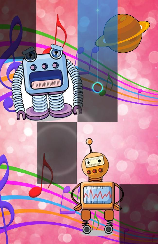 Piano Robot Tiles Space : Animated Songs And Music Для Андроид.