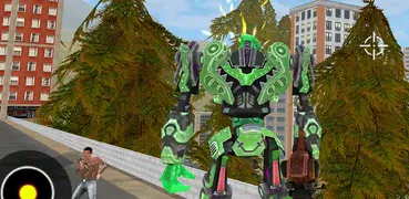 Robot Shark Attack: Transform Robot Shark Games