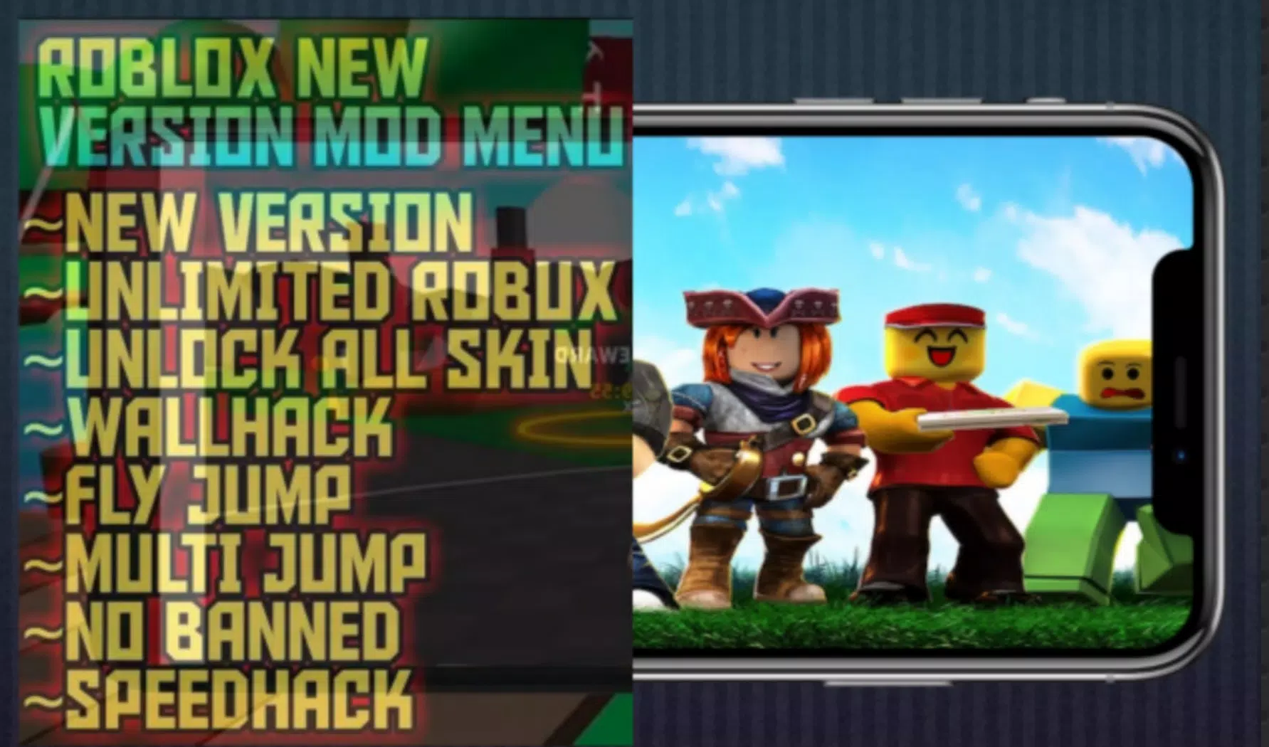 Roblox Mod Menu, Unlimited Robux, Fly, Speed Hack