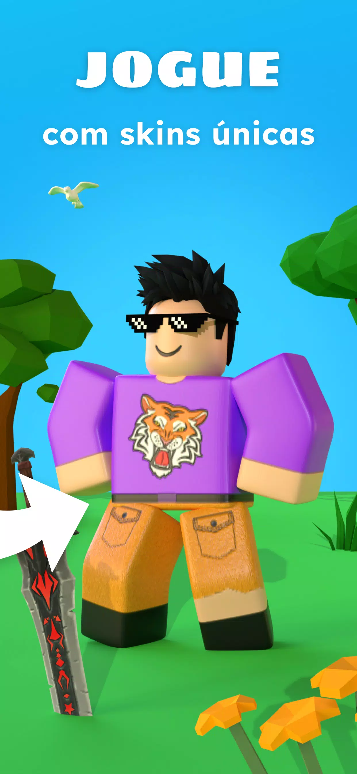 IDEIA DE SKIN FOFA TOTALMENTE GRÁTIS NO ROBLOX 2023!!! 