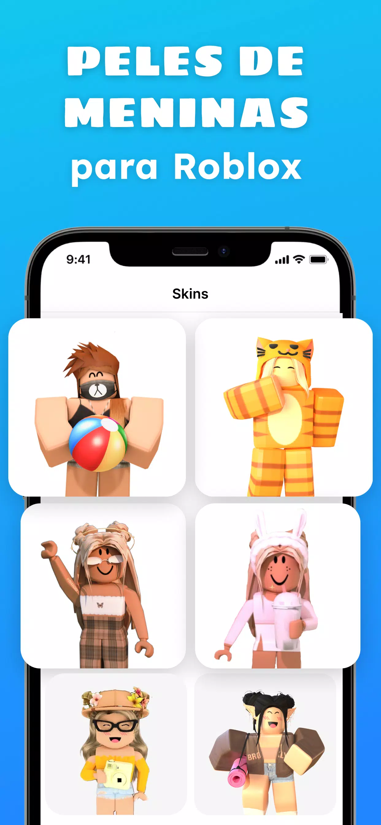 Skins & roupas de jogo Roblox na App Store