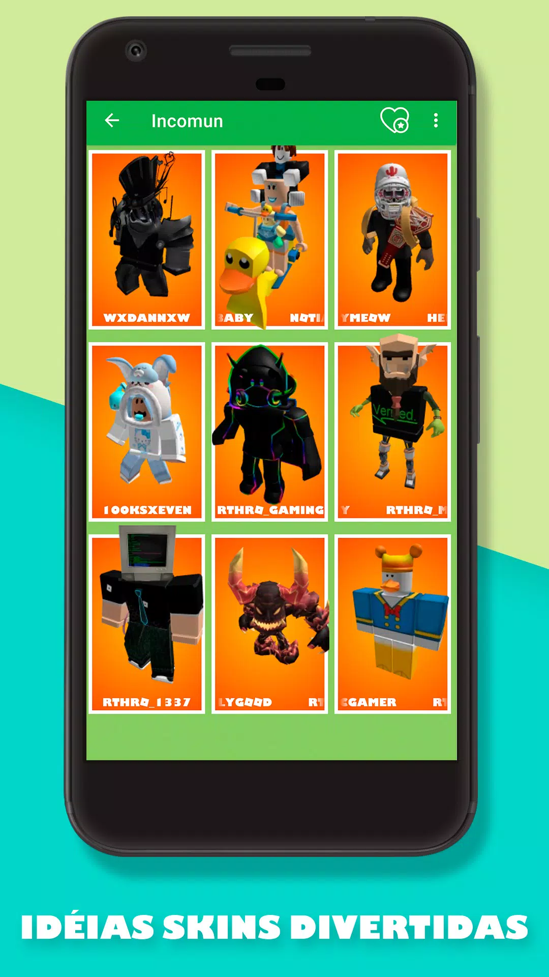 Meu Roblox Skins sem Robux Grátis – RobinSkin APK (Android App