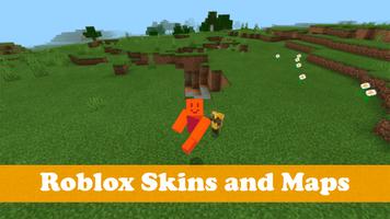 Roblox Minecraft Skins Mod PE Plakat