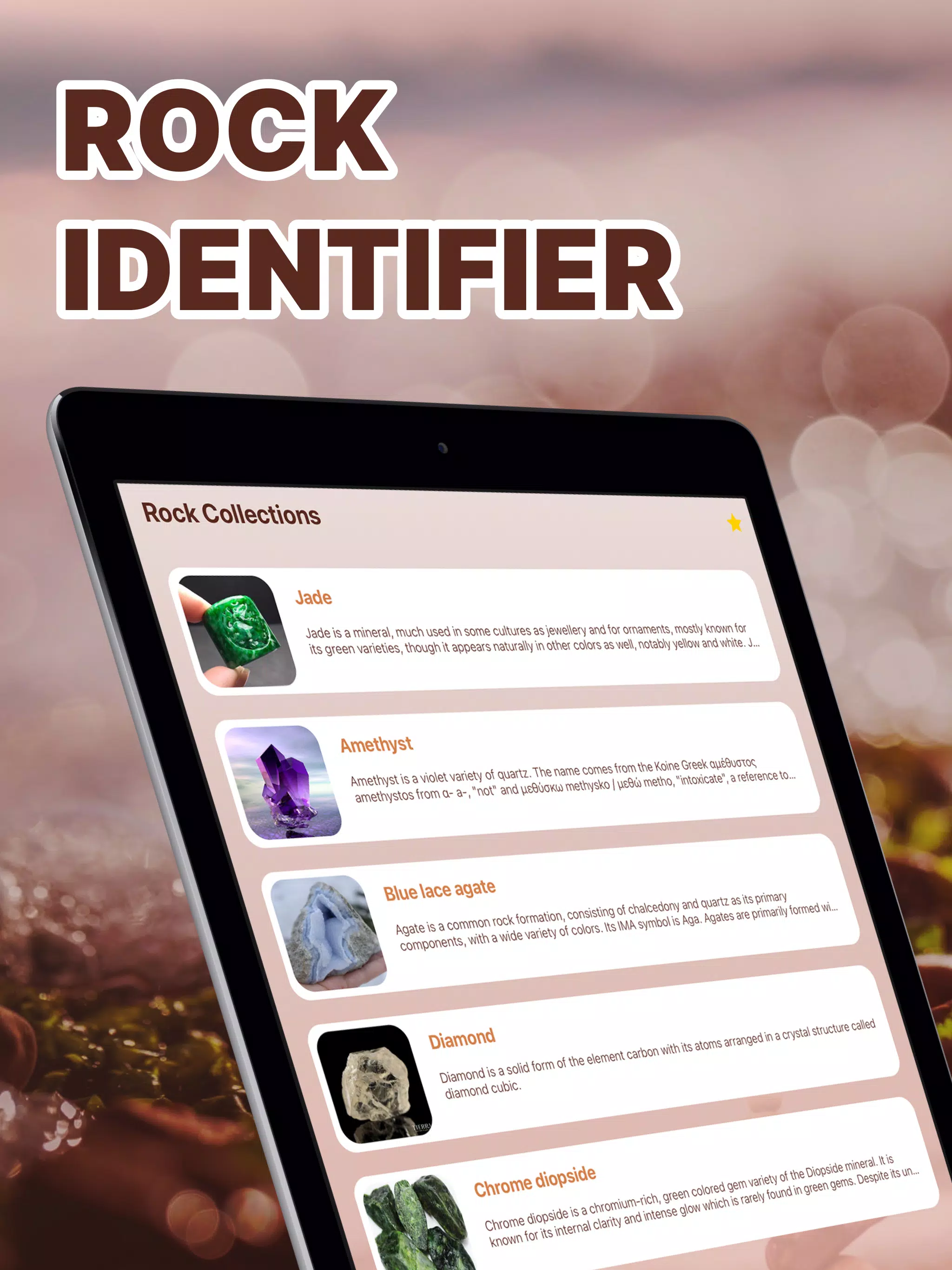 Rock Identifier: Crystals ID para Android - Download