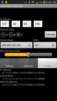 برنامه‌نما ipv4 Subnet Calculator عکس از صفحه