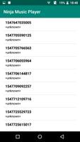 برنامه‌نما Ninja Music Player عکس از صفحه