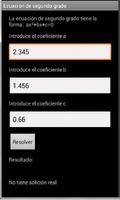 Ecuación de 2º grado screenshot 1