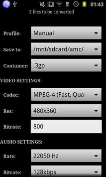 ARMV7 VFPV3 VidCon Codec 截图 2