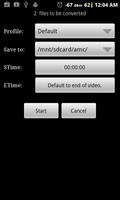 Video Converter Android capture d'écran 1