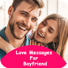 Diário romântico: mensagens de amor para namorado ícone