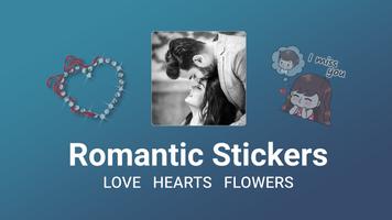 Romantic Sticker: Love Sticker Affiche