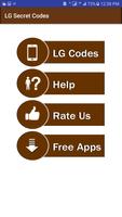 1 Schermata Secret Codes Lg Mobiles: