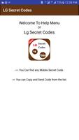 3 Schermata Secret Codes Lg Mobiles: