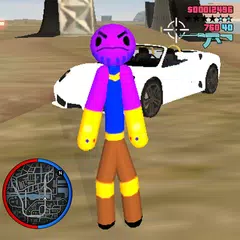 Super Thanos Stickman Rope Hero Gangster Crime アプリダウンロード