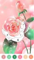 پوستر Rose Coloring Book