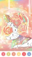 Rose Coloring Book syot layar 1