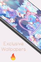 Rose gold marble wallpapers poster