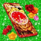 Rose Clock 4K Live Wallpaper ícone
