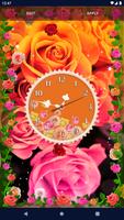 Rose Clock 4K Live Wallpaper ảnh chụp màn hình 2