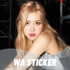 Rose Blackpink WASticker أيقونة