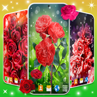 Elegant RedRose Live Wallpaper 圖標