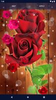 Elegant RedRose Live Wallpaper 截圖 3