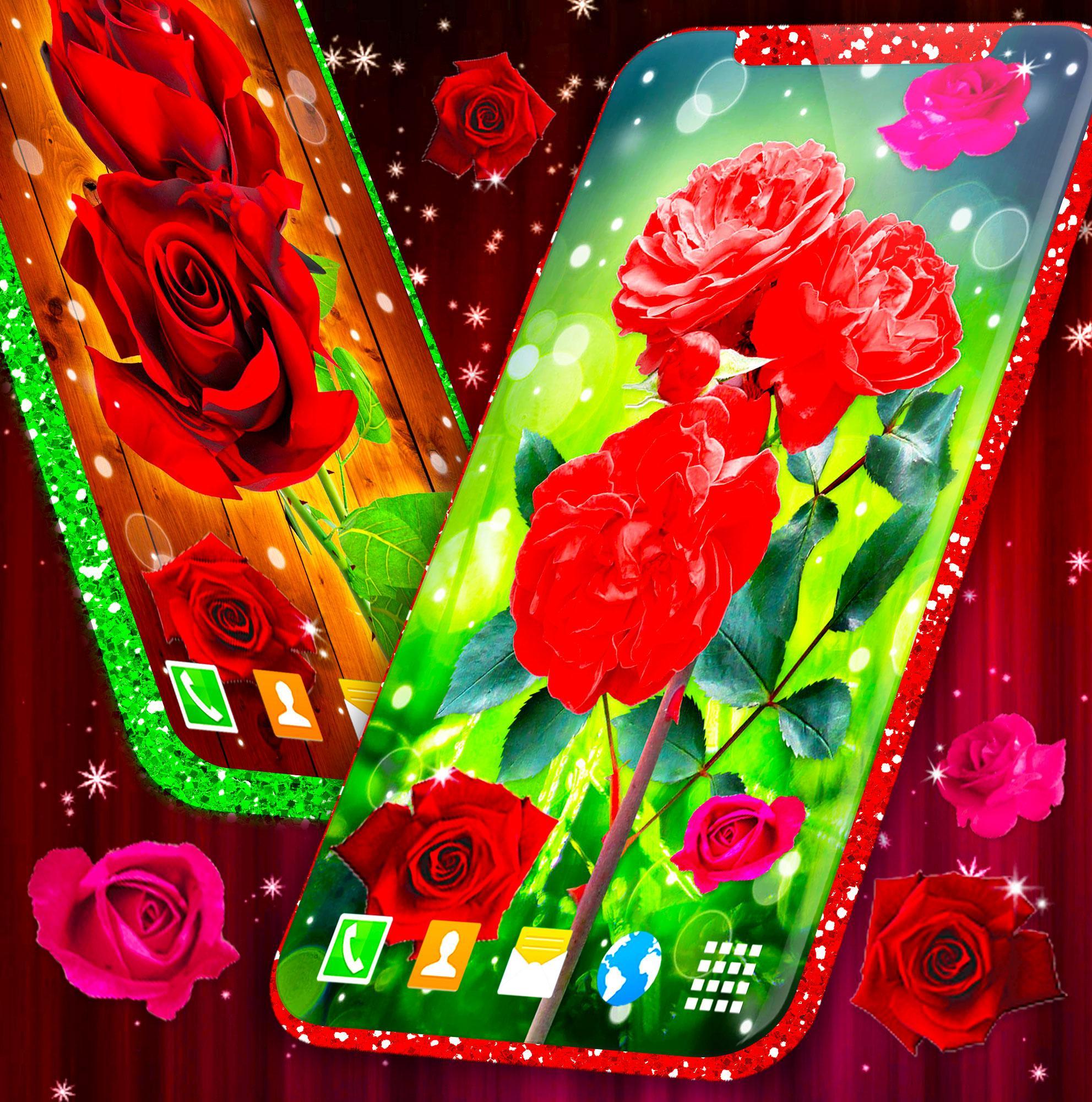 Android 用の Red Rose Live Wallpaper Apk をダウンロード