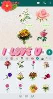 WASticker Roses Stickers Affiche