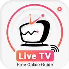 Live TV Channels Free Online Guide أيقونة