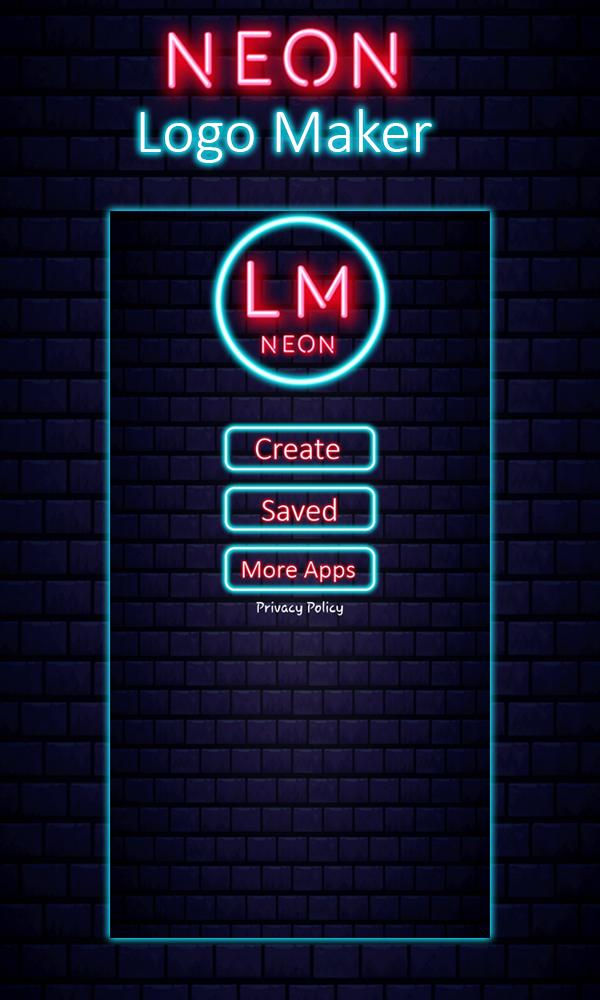 Neon Logo Maker Logo Creator Logo Designer For Android Apk Download - symbol logo roblox logo neon