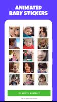 Baby Animated WAStickers syot layar 2