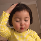 Cute Baby Stickers: Jin Miran أيقونة